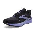 Brooks Women's, Launch GTS 9 Running Shoe, Black/Ebony/Purple, 9.5