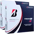 2 Dozen Bridgestone Golf Balls Tour Tour B X 2022 Model 12 Balls (X_Corporate_2 Dozen)