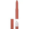 Maybelline SuperStay Ink Crayon Matte Longwear Lipstick Makeup, Long Lasting Matte Lipstick With Built-in Sharpener, Stop At Nothing, 0.04 Oz