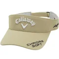 Callaway C23990110 Men's Classic Sun Visor (Polyester Twill Tour Model) / Hat Golf, 1040_Beige, One Size