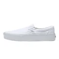 Vans Women's Ua Classic Slip-On Stackform Sneakers, Canvas True White, 7.5 Medium US