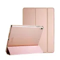 Smart Case for 10.5” iPad Air 3rd Generation 2019 / iPad Pro 2017, Slim Stand Cover with Translucent Frosted Back for iPad Air 3 -Rosegold