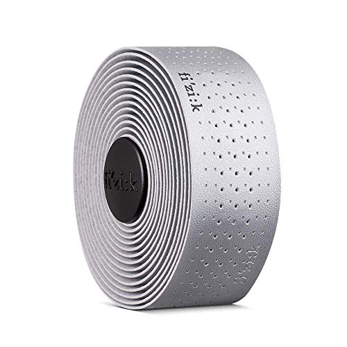 Fizik Tempo Microtex Classic Cycling Handle Bar Tape, 2mm, Silver