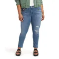 Levi's Women's 711 Skinny Jeans, Lapis Joy - Medium Indigo, 46 Regular