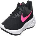 NIKE Women's W Revolution 6 Nn Running Shoe, black/hyper pink-iron grey, 3.5 UK