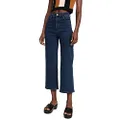 DL1961 Women's Hepburn Wide Leg and High Rise Jeans, Seacliff (Vintage), Blue, 31
