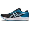 ASICS Men's Hyper Speed 2 Running Shoes, Black/Island Blue, 9
