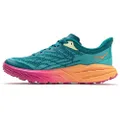HOKA ONE ONE Mens Speedgoat 5 Textile Synthetic Deep Lake Ceramic Trainers 10 US