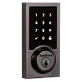 Kwikset SmartCode 916 Z-Wave Smart Lock, Keyless Entry Ring Compatible Door Lock, Touchscreen Electronic Deadbolt, SmartKey Re-Key Security, Smart Hub Required, Contemporary Venetian Bronze