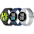 GEAK Sport Silicone Bands for Samsung Galaxy Watch 4 40mm - 8.1in - 205mm - 5 Pack