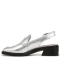 Franco Sarto Women's Giada Slingback Loafers, Silver Metallic, 9.5
