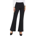 Stelle Women's 31" Dress Pants Business Casual Wide Leg Pants with Pockets Stretchy High Waisted Office Slacks for Work, Black, X-Small