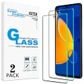 KATIN [2-Pack Screen Protector for Motorola Moto Edge Plus (2022) Tempered Glass, 9H Hardness, Bubble Free, Easy to Install