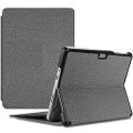 ProCase Protective Case for Surface Go 3 2021 / Surface Go 2 2020 / Surface Go 2018, Slim Light Smart Cover Stand Hard Shell, Compatible with Surface Type Cover -Grey