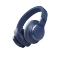 JBL LIVE 660NC; Wireless over ear noise cancelling headphones with built-in Alexa, Google Assistant and Bluetooth, up to 40 hours of music, in blue
