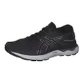 ASICS Gel-Nimbus 24 Women's Running Shoes, Black Pure Silver, 6 US