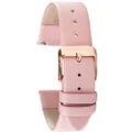 Wristology Replacemnt Watch band - Pink Leather 22mm - Quick Release - Easy Change Mens | Womens Strap 22-LB013