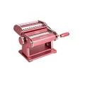 Marcato 8320PK Atlas Machine, Made in Italy, Pink, Includes Pasta Cutter, Hand Crank, and Instructions, Pink Pink