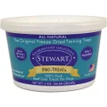 Stewart Freeze Dried Beef Liver Dog Treats, Grain Free, All Natural, Made in USA by Pro-Treat, 2 oz, Resealable Tub