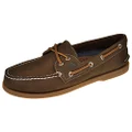 Sperry Top-Sider Authentic Original Cross Lace Boat Shoe Men 11.5 Brown