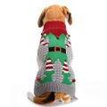 NACOCO Christmas Dog Sweater Ugly Elf Pet Jumper Clown Holiday and Party for Dog and Cat (XL)