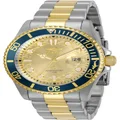 Invicta Men's Pro Diver Quartz Watch with Stainless Steel Strap, Two Tone, 22 (Model: 30022)