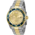 Invicta Men's Pro Diver Quartz Watch with Stainless Steel Strap, Two Tone, 22 (Model: 30022)