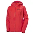 Helly-Hansen Womens Verglas 3L Shell Outdoor Jacket, 222 Alert Red, Medium