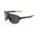 100% S2 Sport Performance Cycling Sunglasses (Soft Tact Cool Grey - Smoke Lens)