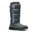 Columbia Women's Paninaro Omni-Heat Tall Snow Boot, Graphite/Lapis Blue, 5.5