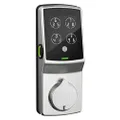 Lockly Secure Plus, Bluetooth Smart Deadbolt, Keyless Entry Door Lock, PIN Genie® Keypad, 3D Biometric Fingerprint Sensor, Auto Lock - Satin Nickel (PGD728FYVB) - Left Fingerprint Edition