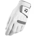 TaylorMade 2021 Tour Preferred Flex Glove, Left Hand, Small, White