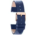 Wristology Replacemnt Watch band - Navy Blue Leather 22mm - Quick Release - Easy Change Mens | Womens Strap 22-LB024