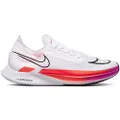 Nike Men's ZoomX Streakfly Racing Shoes, White/Flash Crimson/Hyper Violet/Black, 7.5