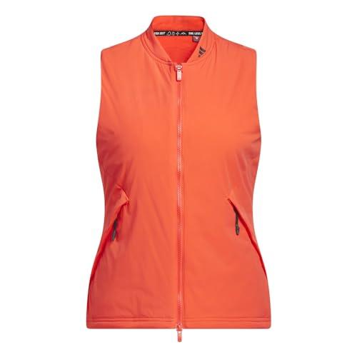 adidas Golf Women's Standard Ultimate365 Tour Frostguard Vest, Bright red