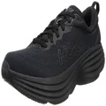 Hoka Oneone 1123202 Bondi 8 Men's Sneakers, black, 9.5 US/X-Wide