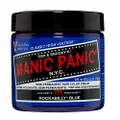 MANIC PANIC Rockabilly Blue Hair Dye - Classic High Voltage - Semi Permanent True Neutral Blue Hair Color - Vegan, PPD And Ammonia Free (4oz)