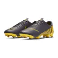 Nike Mercurial Vapor 12 Pro FG Dark Grey Opti Yellow Soccer Shoes (Numeric_5_Point_5)