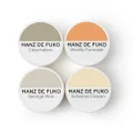 Hanz de Fuko Deluxe Hair Care Kit – Super Styling Sampler Featuring Claymation, Sponge Wax, Modify Pomade, Scheme Cream – Certified Organic Ingredients, 4 pack, 0.25oz each
