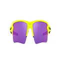 Oakley Men's Oo9188 Flak 2.0 XL Rectangular Sunglasses, Neon Yellow/Prizm Road, 59 mm