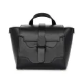 Senreve Mini Maestra Bag, 100% Genuine Italian Leather Women's Handbag, Crossbody, Shoulder Bag, Backpack, Noir, One Size