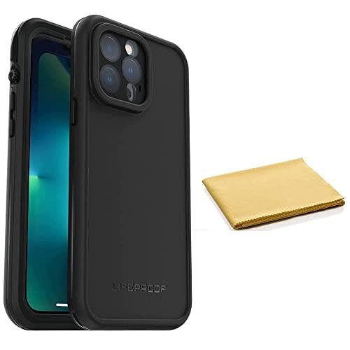 LifeProof FRĒ Series Waterproof Case with Magsafe for iPhone 13 Pro Max (Only) - Cleaning Cloth Non-Retail Packaging Black (27-55079-20-WC)