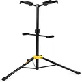 Hercules Stands GS422B PLUS Dual Guitar Stand with Auto Grip System and Foldable Yoke