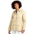 Barbour Women's Summer Beadnell Quilted Jacket, Pearl, EU16/US12, White, 12