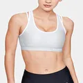 Under Armour Women's Armour Mid Crossback Strappy Sports Bra SM Gray