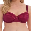 Fantasie Women's Illusion Underwire Side Support Full Coverage Bra, Berry, 36D
