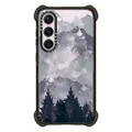 CASETiFY Ultra Impact Samsung Galaxy S23 Case [5X Military Grade Drop Tested / 11.5ft Drop Protection] - Winter Tale Clear Case - Clear Black
