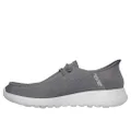 Skechers Men's Gowalk Max Slip-ins-Athletic Slip-on Casual Walking Shoes | Air-Cooled Memory Foam Sneaker, Grey, 9