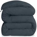 Utopia Bedding All Season 250 GSM Comforter - Soft Down Alternative Comforter - Plush Siliconized Fiberfill Duvet Insert - Box Stitched (King/Cal King, Gray)