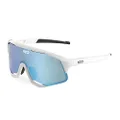 Koo Demos Mirror Lens Cycling Sunglasses, White/Turquoise